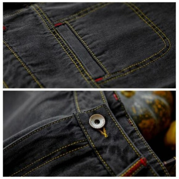 NWT  Denim Pants Loose Straight Wide Leg Jeans 90s style - petite - Picture 7 of 9